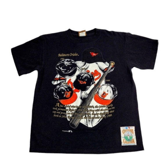 Vintage Nutmeg Baltimore Orioles Cooperstown Collection Graphic T Shirt  Medium - Picture 1 of 8